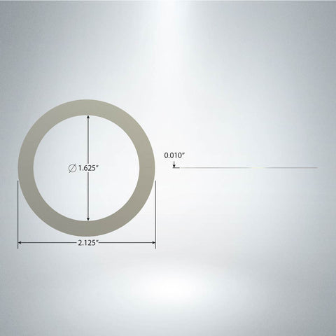 2-1/8" O.D. x .010" Die Shim