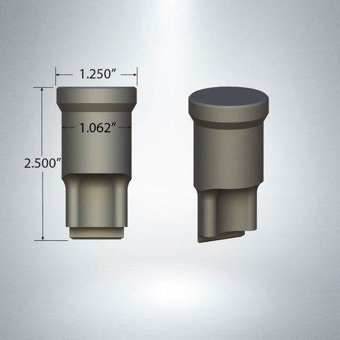 F16 Corner Radius Punch - No Keyway