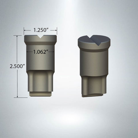 F16 Corner Radius Punch with V-Groove