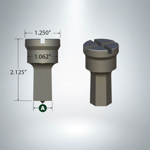 F16 Hexagon Punch with 4mm Cross Keyway