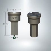 F20 Hexagon Punch with 6mm Cross Keyway