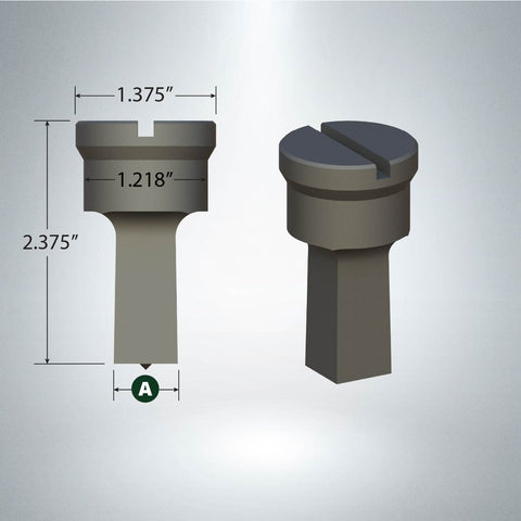 F20 Square Punch with 4mm Single Keyway