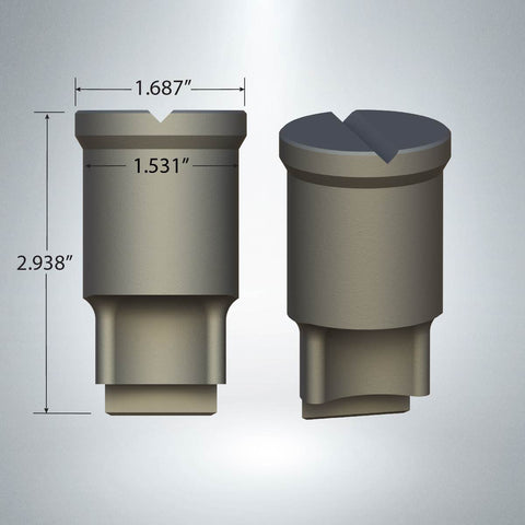 F26 Corner Radius Punch with V-Groove