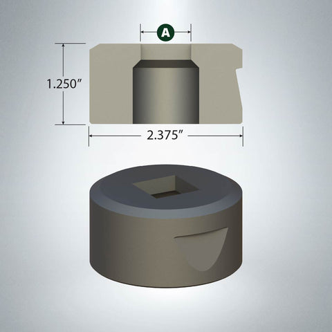 F62 Square Die