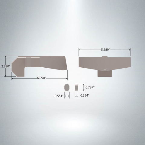 Geka™ Hyd. 50/55 Upper Triangular Notcher Blade