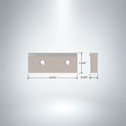 Geka™ Hyd. 70/80/100/110 & Bendi. 85 Lower Right Notcher Blade