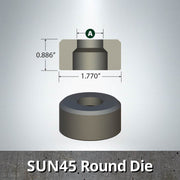 SUN30/SUN45 Punch & Die Set - 6 Pack